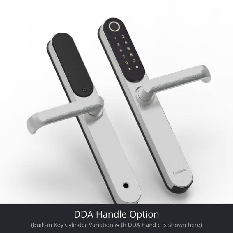 Loqee Slim - Fingerprint and Keyless Entry Smart Mortise Lock