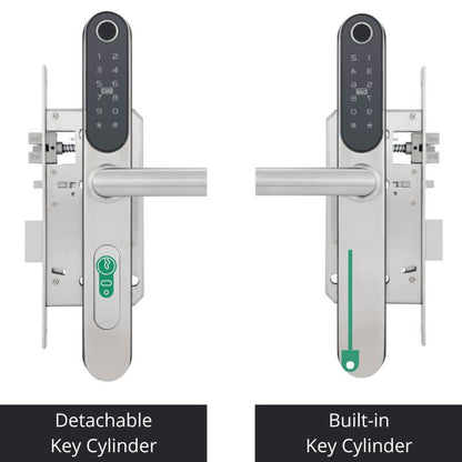 Loqee Slim - Fingerprint and Keyless Entry Smart Mortise Lock