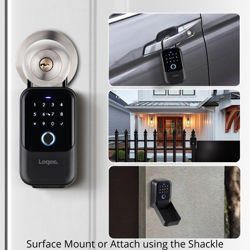 Loqee Smart Keybox - Fingerprint and Keyless Entry Key Safe